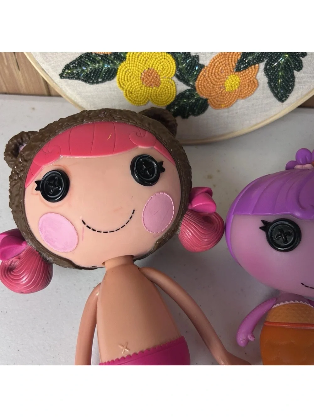 Lalaloopsy Teddy Honeypots 12” Full Size Doll & Mermaid Fin 2009 2012